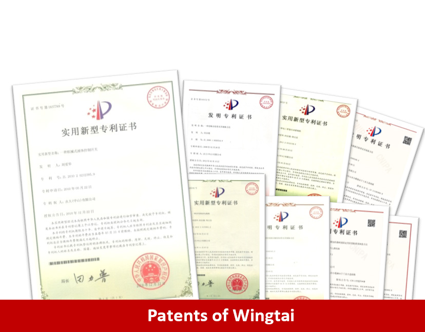 Patentes de Wingtai
