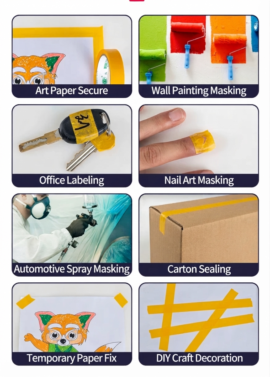 Washi tape application